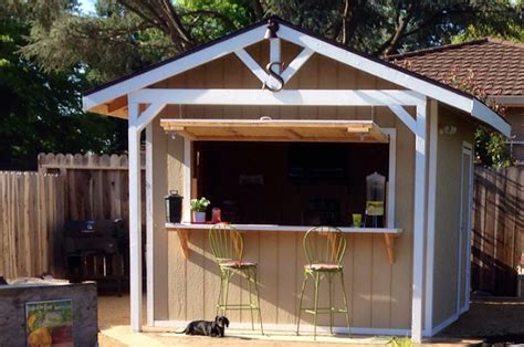 Its official symbol is bar; How To Make A Bar Shed From A Backyard Garden Shed ...