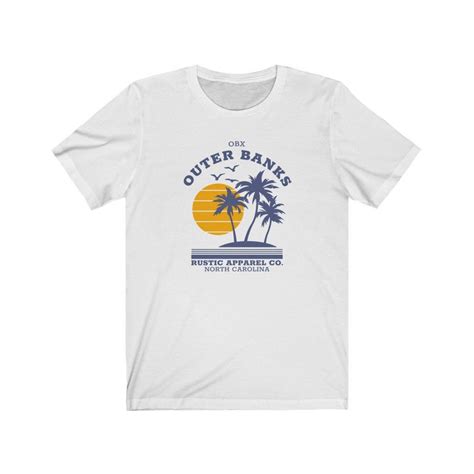 Retro Outer Banks T Shirt Obx North Carolina Shirt Rustic Etsy