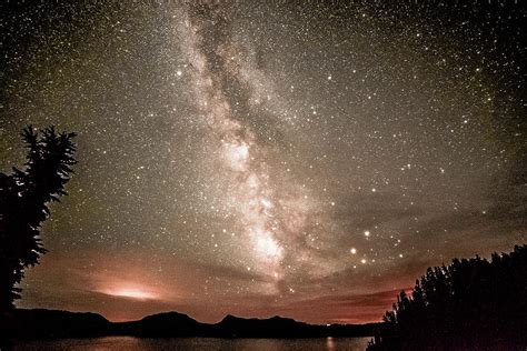 Crater Lake Milky Way Photograph By Wayne Bressler Fine Art America