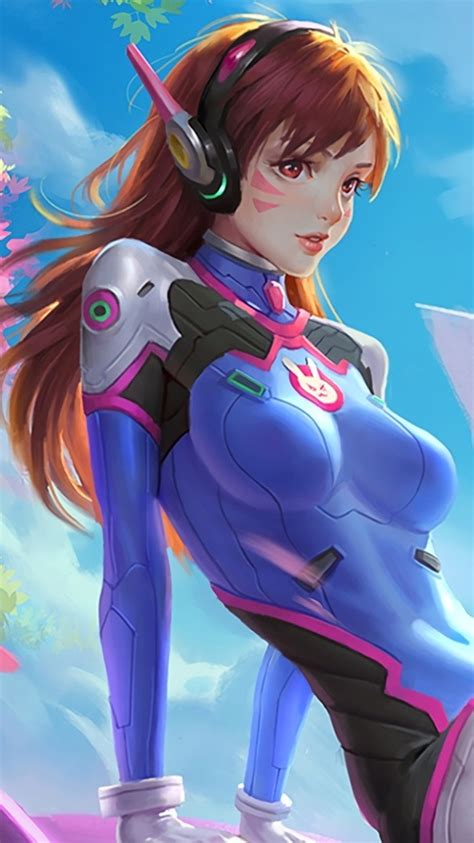 480x854 Dva Overwatch Artwork Hd Android One Hd 4k Wallpapersimages