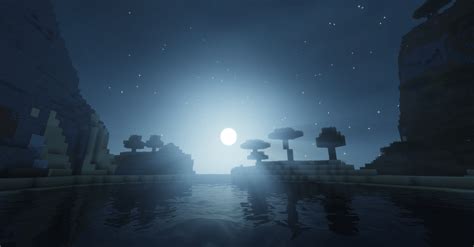 Minecraft Night Sky Background
