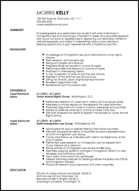 Are you planning on securing an internship position? Free Traditional Legal Internship Resume Template | Resume-Now