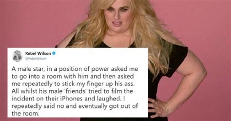 Pitch Perfect Actress Rebel Wilson Shares Her Detailed Encounters Of
