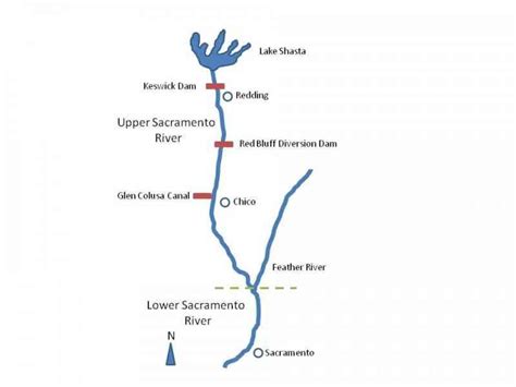 Cool Map Of Sacramento River Sacramento River Map River
