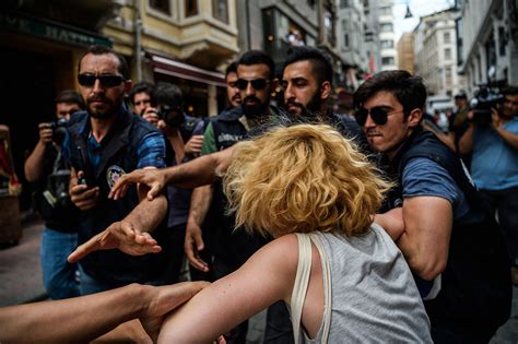 Turkey Riot Police Fire Rubber Bullets And Tear Gas At Banned Gay