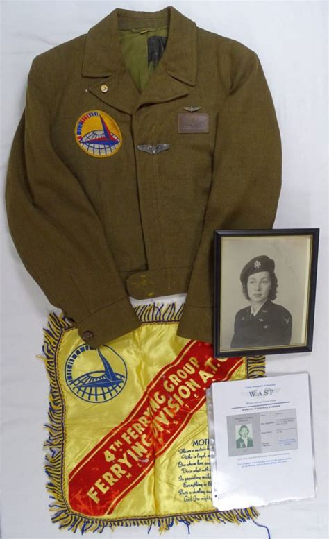 Wwii Named Wasp Womens Air Force Service Pilot Uniform