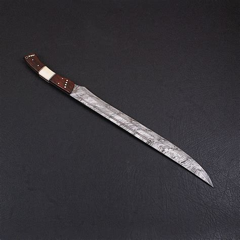 Damascus Short Sword 9266 Black Forge Knives Touch Of Modern