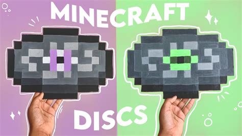 I Made Diy Minecraft Discs Tommyinnit Discs Paint With Me