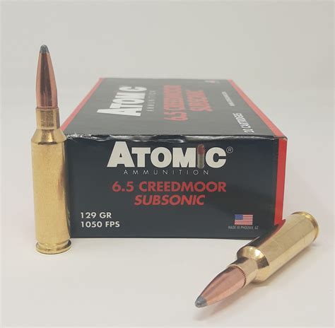 Atomic Ammunition 300 Blackout Subsonic 00478 260 Grain Round Nose Soft