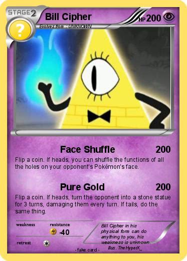 Pokémon Bill Cipher 181 181 Face Shuffle My Pokemon Card