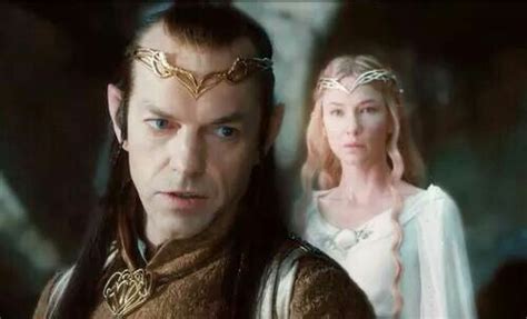 Elrond En Galadriel The Hobbit The Hobbit Movies Lord Of The Rings