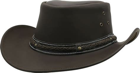 Sidewinder Cowhide Cowboy Hat Leather Western Hat Men And Women