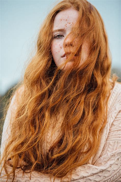 Natural Orange Hair And Freckles
