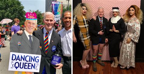 gay mike pence impersonator collects money for lgbtq and women s charities