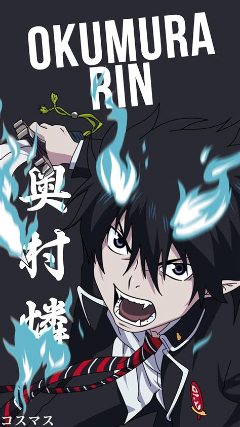 Okumura Rin V2 ~ Korigengi Wallpaper Anime Ao No Exorcist Blue