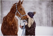 Ein spannendes Shooting mit Pferd im Schneegestöber » Pamela Berger ...