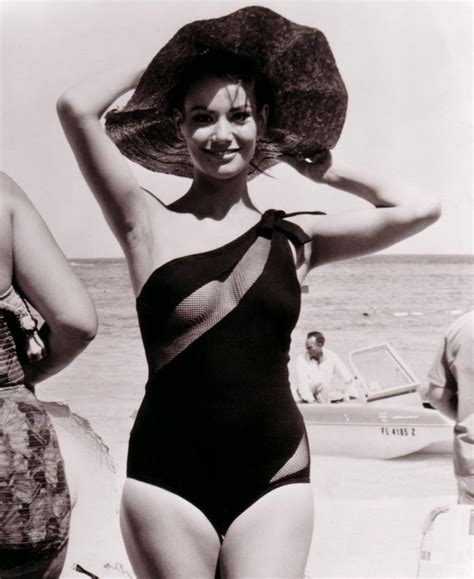 Claudine Auger Aka Domino Derval In The James Bond Film Thunderball