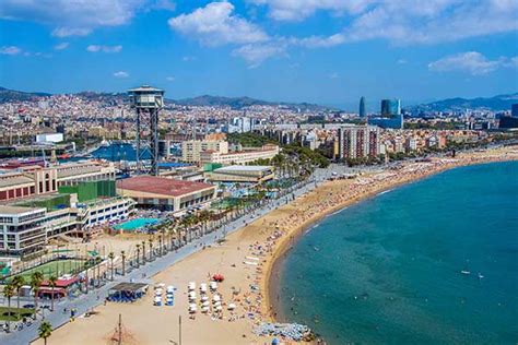 Barcelona ist eine tolle stadt für eine städtereise, liegt aber auch direkt am mittelmeer und ist daher auch für ein paar stunden am strand super geeignet. Strand van Barcelona - Zwemmen & Zwembaden