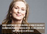 10 Frases inspiradoras de Meryl Streep para reflexionar