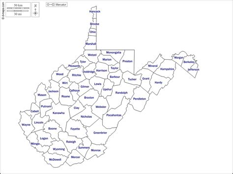 Virginia Printable Map Virginia County Map Anika Ellis