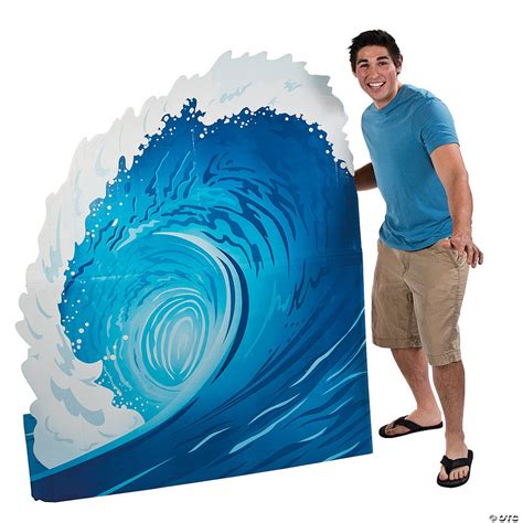 Surf Wave Cardboard Stand Up