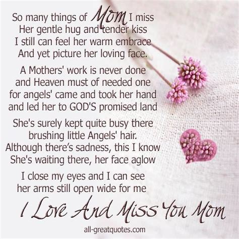 I Miss You Mom Mothers Day Happy Mothers Day Mothers Day Quotes Happy Mothers Day Quotes Mothers
