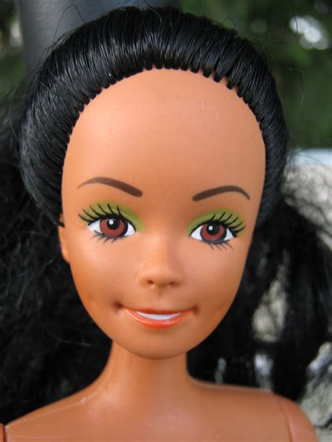 1987 Lucky Co Generic Brunette Black Hair Barbie Doll Miko Kyra Brown