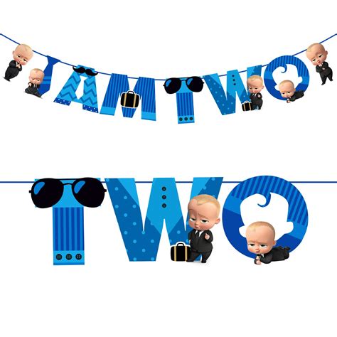 Buy Zyozique Boss Baby I Am Two Banner Bunting Hanging For Boys Boss