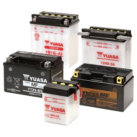 The motobatt quadflex agm batteries have several competitive features built on a solid battery platform that's available in just about any size. Yuasa's guide to bike batteries