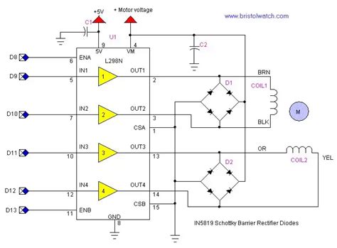 Interface Arduino Controlling L298n H Bridge Motor Control