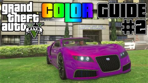 Gta V Ultimate Color Guide 2 Best Colors For Car Customizations