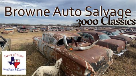 Browne Auto Salvage 3000 Classic Cars Trucks 1930s 90s Barn Finds