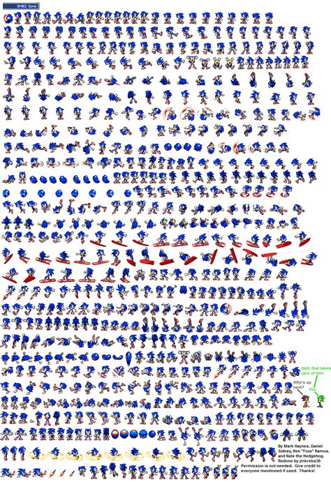 Sonic Sonic Sprite Sheet Png Transparent Png Transparent Png Image Images