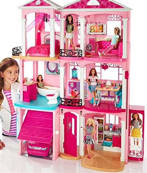 Then you need to complete the perfect picture with an elegant bedside table, an unusual original armchair and a table. Barbie Dreamhouse - Buy Barbie Dreamhouse Online at Low ...