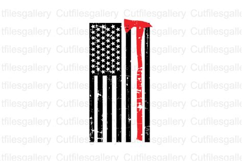 Firefighter Flag Distressed Graphic By Cutfilesgallery Creative Fabrica