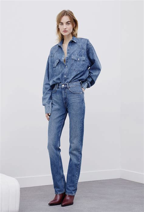 Vogue Paris Mannequins Mom Jeans Levi Jeans Denim Day Sex Appeal Iro Catwalk Blue Jeans