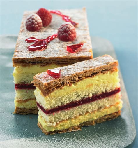 Raspberry Mille Feuille Recipe Dessert Recipies Delicious Cake Recipes Moist Cakes