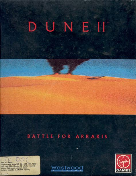 Dune Ii The Building Of A Dynasty 1993 Amiga Box Cover