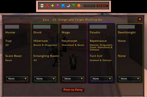 Ezcc Group Guild And Friends World Of Warcraft Addons