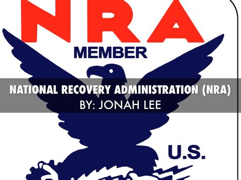 The national recovery administration was a prime agency established by u.s. National Recovery Administration by Jonah Lee
