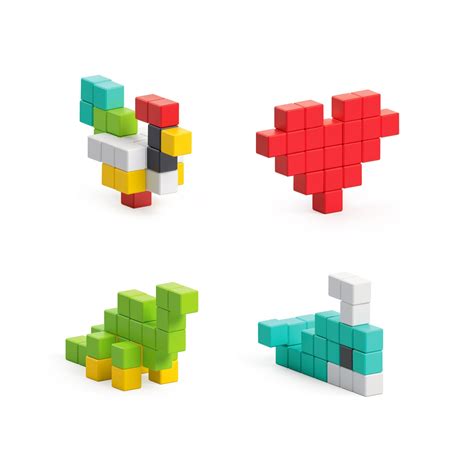 Pixio 100 Magnetic Blocks In 6 Colors For 6 Free Shipping On Orders