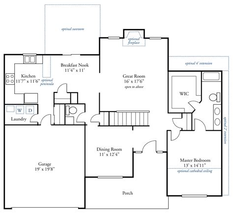 Katherinefloorplansupdated1stfloor John Henry Homes John Henry Homes