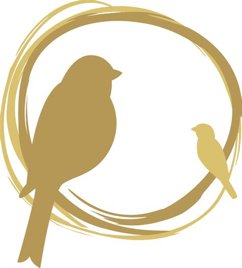 Bird Nest Vector Logo Design 15285258 Vector Art At Vecteezy