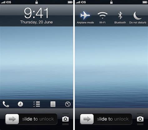 Ios 7 Concept Shows New Lock Screen Widgets Mission Control And Other