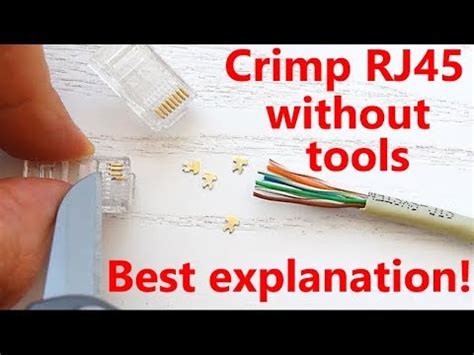 Can internet be shared over a usb ethernet adapter? How to crimp RJ45 Ethernet Cable without Crimping Tool ...