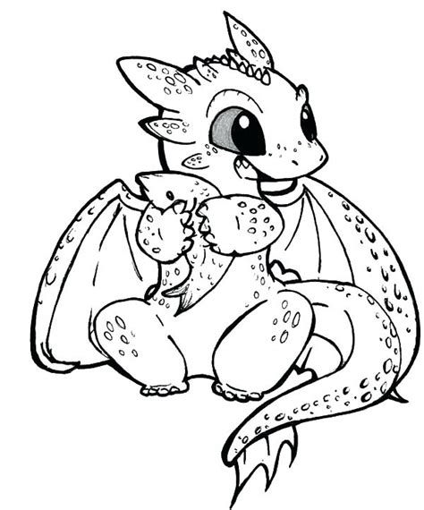 Cute Dragon Coloring Pages Dragon Coloring Pages Simple Baby Color