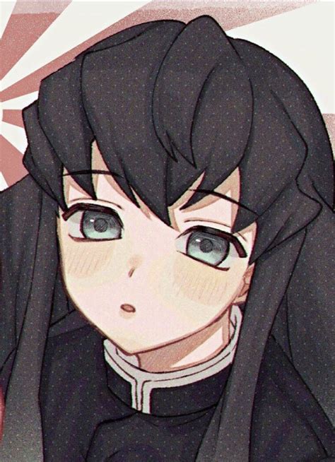 Cute Anime Demon With Black Hair And Blue Eyes