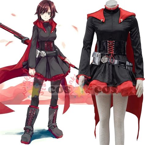 Rwby Ruby Cosplay Costume Halloween Costumes For Adult Women Rwby Ruby