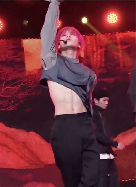 Ateez S San Makes Netizens Jaws Drop With His Amazing Physique Allkpop