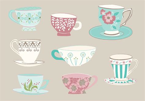 Teacup Clipart Tea Clipart Teacup Floral Vintage Tea Cups Tea Party